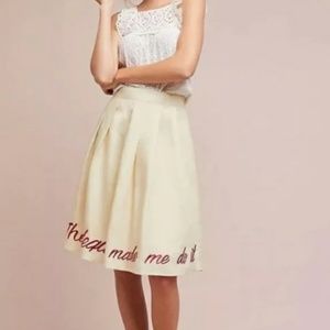 NWT Anthropologie Eva Franco Tequila Skirt